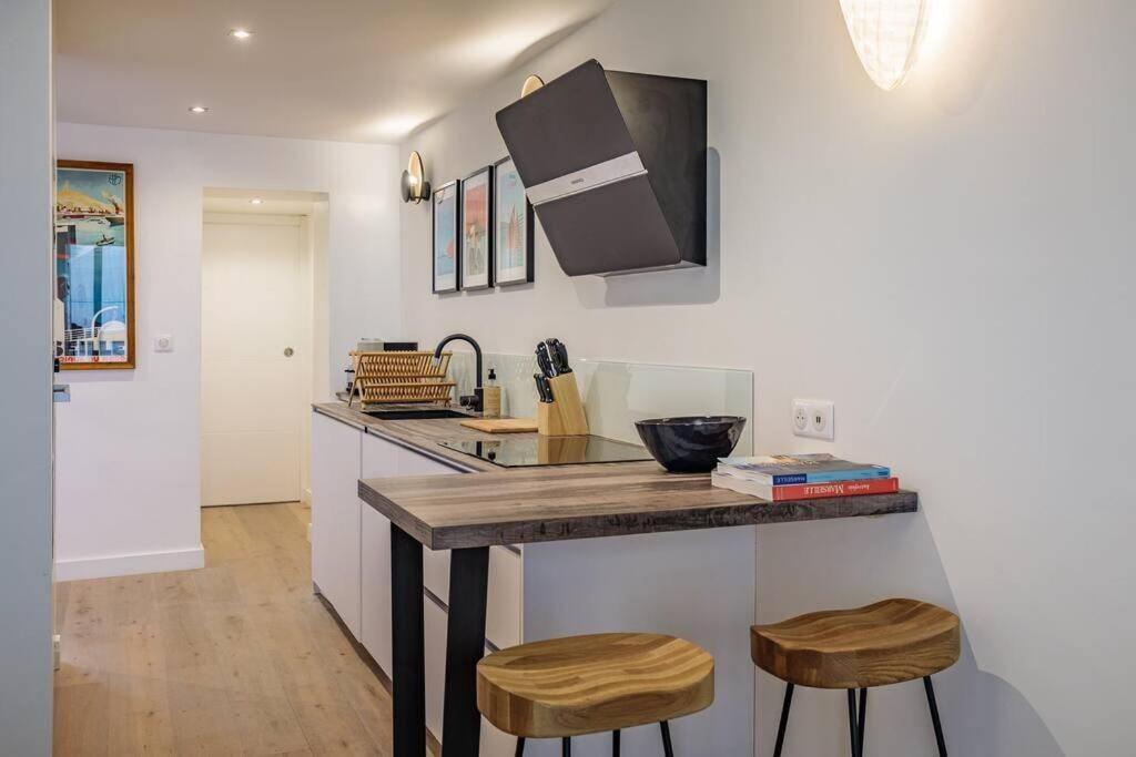 Appartement 5*, Climatise, Avec Terrasse Au Quartier Le Panier Marsylia Zewnętrze zdjęcie